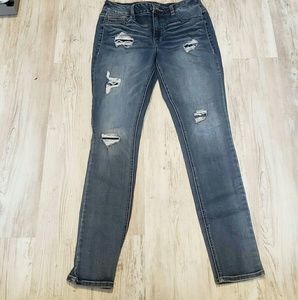 Maurices high rise Skinny distressed jean